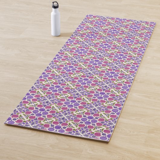 Botanical Pop - Berry Yogamatte (Beispiel)