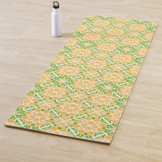 Botanical Pop-Citrus Yogamatte (Beispiel)
