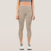 Botanical Pop_Forest Capri Leggings (Vorderseite)