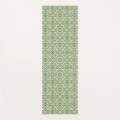 Botanical Pop - Olive Yogamatte (Vorderseite)
