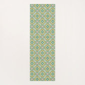 Botanical Pop - Olive Yogamatte (Rückseite)