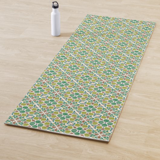 Botanical Pop - Olive Yogamatte (Beispiel)