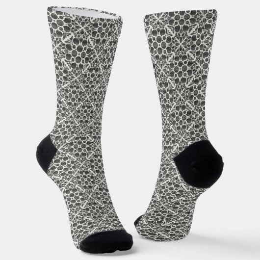 Botanical Pop-Sumi Socken (Gewinkelt)