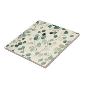 Botanical Pressed Leaves Pattern – Fern Print (2) Fliese (Seite)