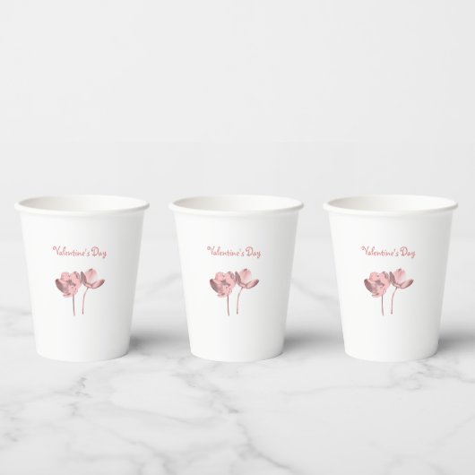 Botanical Romance – Lovely Floral Couple Pappbecher (Multi)