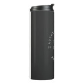 Botanical Rose Circle Logo Thermosbecher (Nach links gedreht)