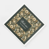 Botanical Sage Napkins Lux Pastel Dining Accent Serviette (Ecke)