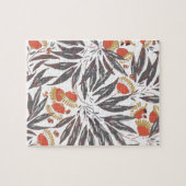 Botanical seamless pattern, E. A. Séguy Puzzle (Horizontal)