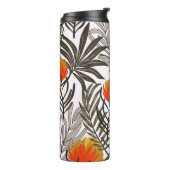 Botanical seamless tropical pattern with bright pl thermosbecher (Nach links gedreht)
