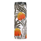 Botanical seamless tropical pattern with bright pl thermosbecher (Rückseite)