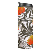 Botanical seamless tropical pattern with bright pl thermosbecher (Nach rechts gedreht)