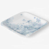 Botanical Sheva Brachos Napkin Pappteller (Gewinkelt)