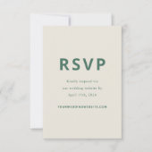 Botanical Sketch Citrus Wedding Response Card RSVP Karte (Vorderseite)