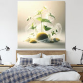 Botanical Sphere Composition Leinwanddruck (Insitu (Schlafzimmer))