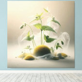 Botanical Sphere Composition Leinwanddruck (Insitu (Holzboden))
