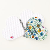Botanical Spiral Heart Notebook Notizblock (Innenseite)