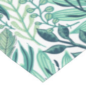  Botanical style tablecloth, green leaf tablecloth Tischdecke (Schrägansicht)