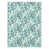 Botanical style tablecloth, green leaf tablecloth Tischdecke (Vorderseite)
