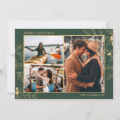 Botanical Three Foto Frohe Weihnachtskuh (Vorderseite)