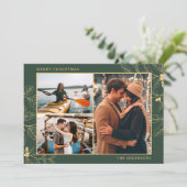 Botanical Three Foto Frohe Weihnachtskuh (Stehend Vorderseite)