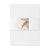 Botanical Watercolor Wedding Invitation  Einladungsbanderole (Rückseitenbeispiel)