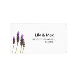 Botanical Wedding Return Address Labels Adressaufkleber