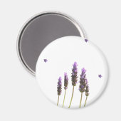 Botanical Wildflower Fridge Magnet (Vorderseite/Rückseite)