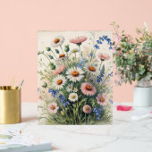 Botanical Wildflower WatercolorAcrylic – Motivatio Acrylschild (Hochzeit)