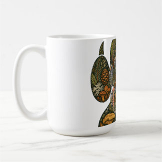 Botanical Wolf Paw Pine Forest Nature Mug Kaffeetasse
