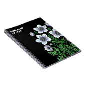 Botanical Zenith: Paraquilegia anemonoides Pop Art Notizblock (Rechte Seite)