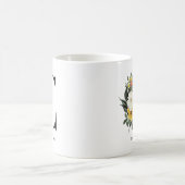 Botanicale Buchstaben C Monogramm Kaffeetasse (Mittel)