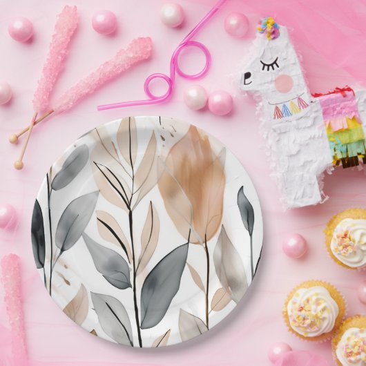 Botanicale Pappteller (Party)