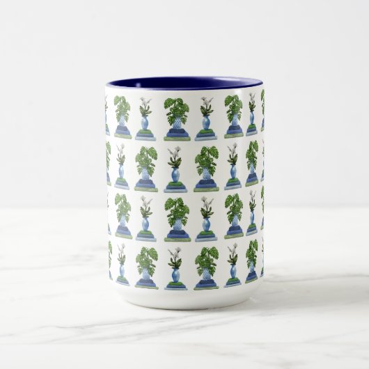 Botanicals and Books Mug Tasse (Zentrum)