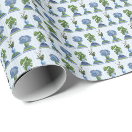 Botanicals and Books Wrapping Paper Geschenkpapier