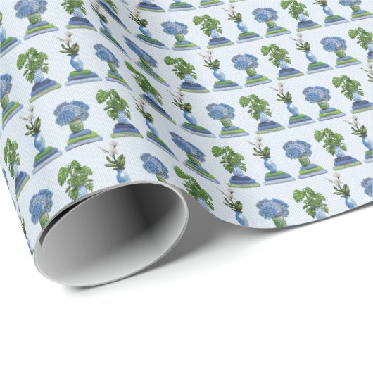 Botanicals and Books Wrapping Paper Geschenkpapier (Rolleneckpunkt)