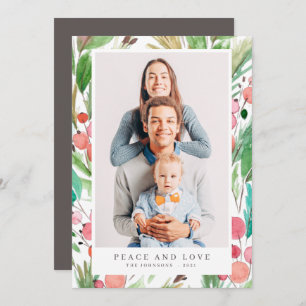 Botanicals Botanicals Modern Feiertagskarte