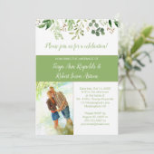 Botanicals Foto Block Empfang nur Einladung | (Stehend Vorderseite)