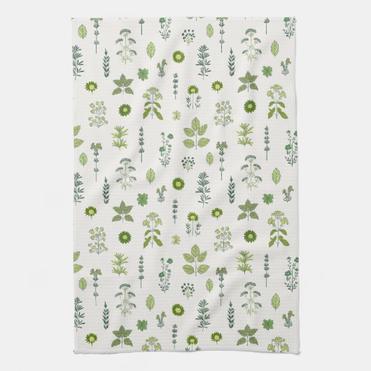 Botanicals Green Geschirrtuch (Vertikal)