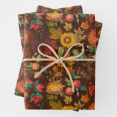 Botanicals Herbst Geschenkpapier Set (Beispiel)