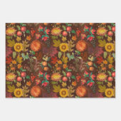 Botanicals Herbst Geschenkpapier Set (Vorderseite)