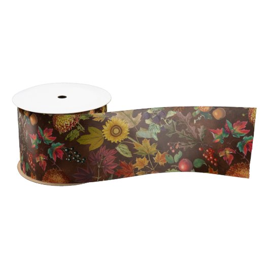 Botanicals Herbst Satinband (Spule)