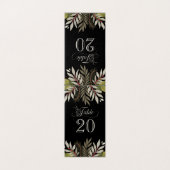 Botanicals Hochzeitsempfang Tischnummern (Außenseite Aufgefaltet)