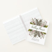 Botanicals-Hochzeitsplaner-Notebook Notizblock (Innenseite)