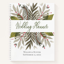 Botanicals-Hochzeitsplaner-Notebook