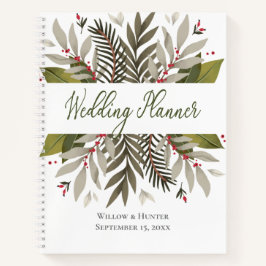 Botanicals-Hochzeitsplaner-Notebook Notizblock