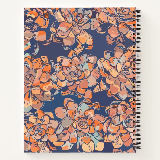 Botanicals im Herbst in erdachten Neutralen und Ma Notizblock (Rückseite)