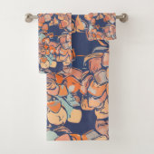 Botanicals im Herbst in erdigen Neutralen und Mari Badhandtuch Set (Insitu)