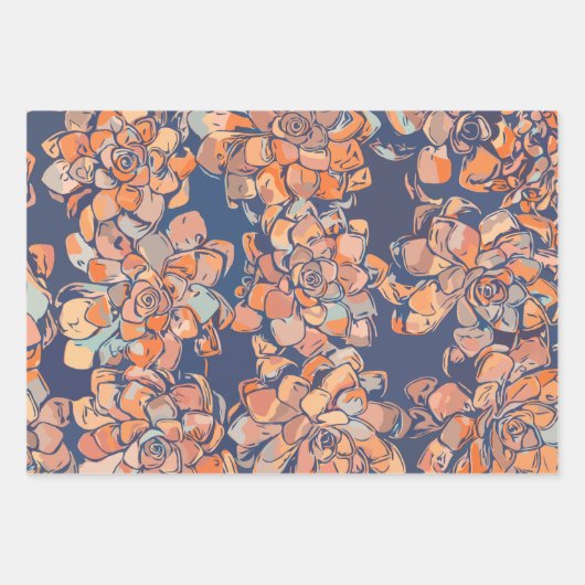 Botanicals im Herbst in erdigen Neutralen und Mari Geschenkpapier Set (Vorderseite 3)