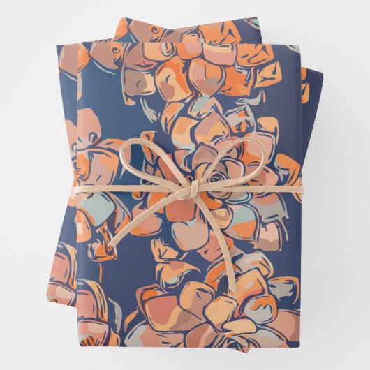 Botanicals im Herbst in erdigen Neutralen und Mari Geschenkpapier Set (Beispiel)