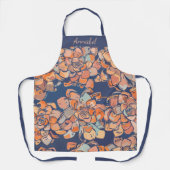 Botanicals im Herbst in erdigen Neutralen und Mari Schürze (Vorderseite)